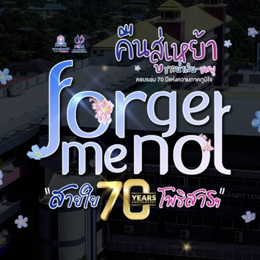 Forget Me Not - 70 Years Anniversary Banner